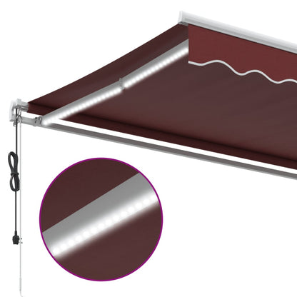 Markise Med LED-lys Automatisk Betjening - Billede 8
