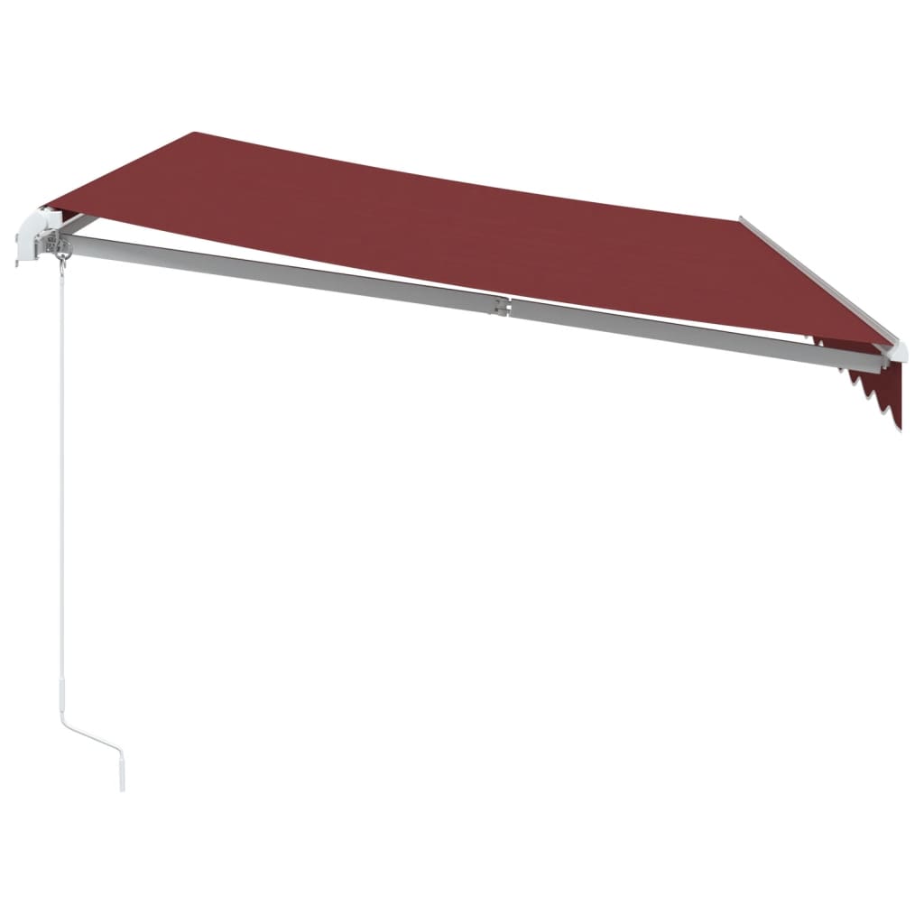 Markise 350X250 Cm Manuel Betjening Bordeauxfarvet Naturfarvet