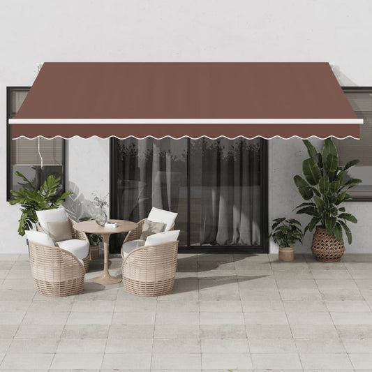 Markise 450X300 Cm Manuel Betjening Brun