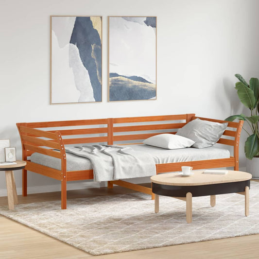Daybed Uden Madras Massivt Fyrretræ Gylden