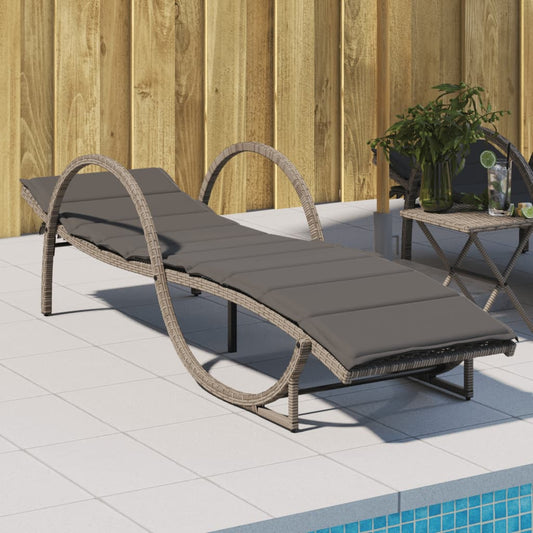 Liggestol Med Hynde 60X199X42 Cm Polyrattan