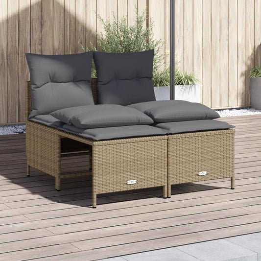 Sofasæt Til Haven 4 Dele Med Hynder Polyrattan