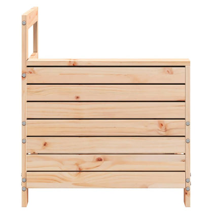 Sofamodul Med Armlæn 69x62x70,5 Cm Massivt Fyrretræ - Billede 5