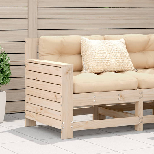 Sofamodul Med Armlæn 69x62x70,5 Cm Massivt Fyrretræ - Hovedbillede