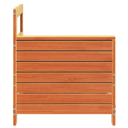Sofamodul Med Armlæn 69x62x70,5 Cm Massivt Fyrretræ