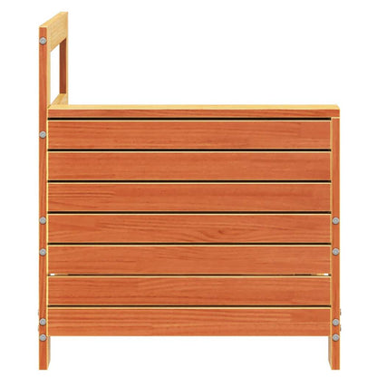 Sofamodul Til Haven 69x62x70,5 Cm Massivt Fyrretræ - Billede 5