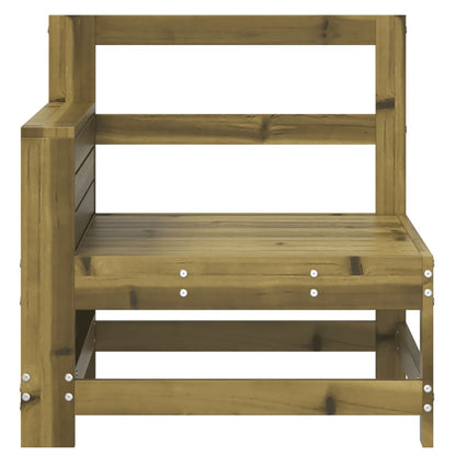 Sofamodul Med Armlæn 69x62x70,5 Cm Imprægneret Fyrretræ - Billede 4