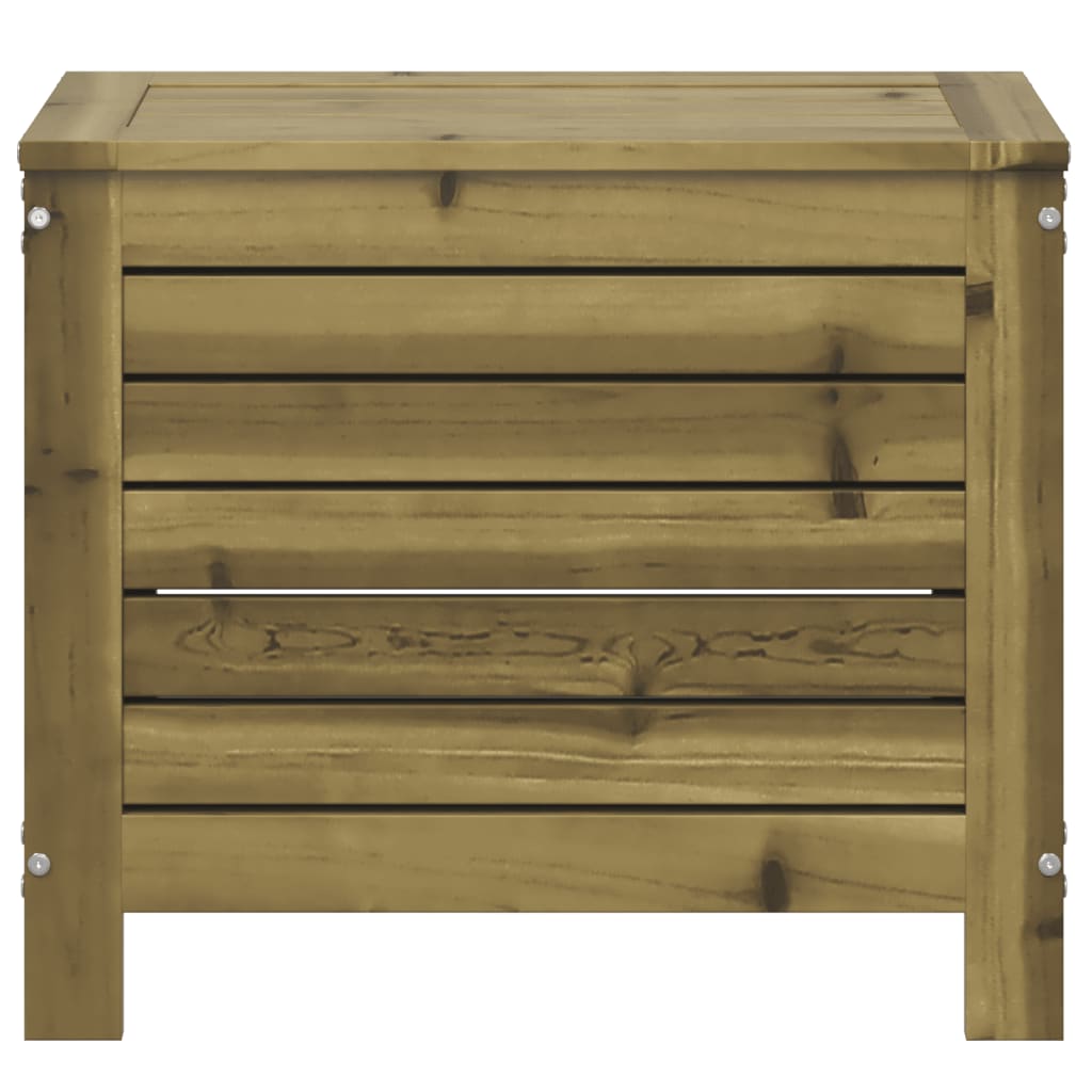 Haveskammel 62x31,5x52 Cm Imprægneret Fyrretræ - Billede 4