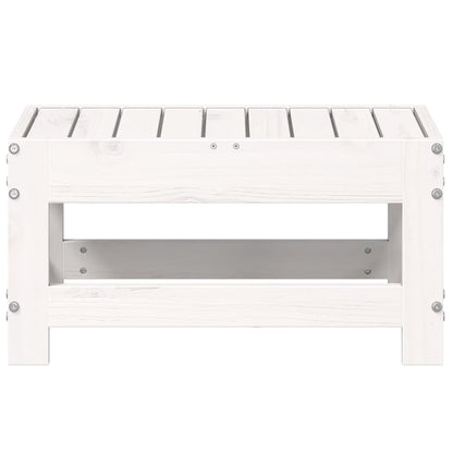 Haveskammel 62x30x32 Cm Massivt Fyrretræ