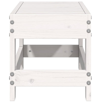 Haveskammel 62x30x32 Cm Massivt Fyrretræ