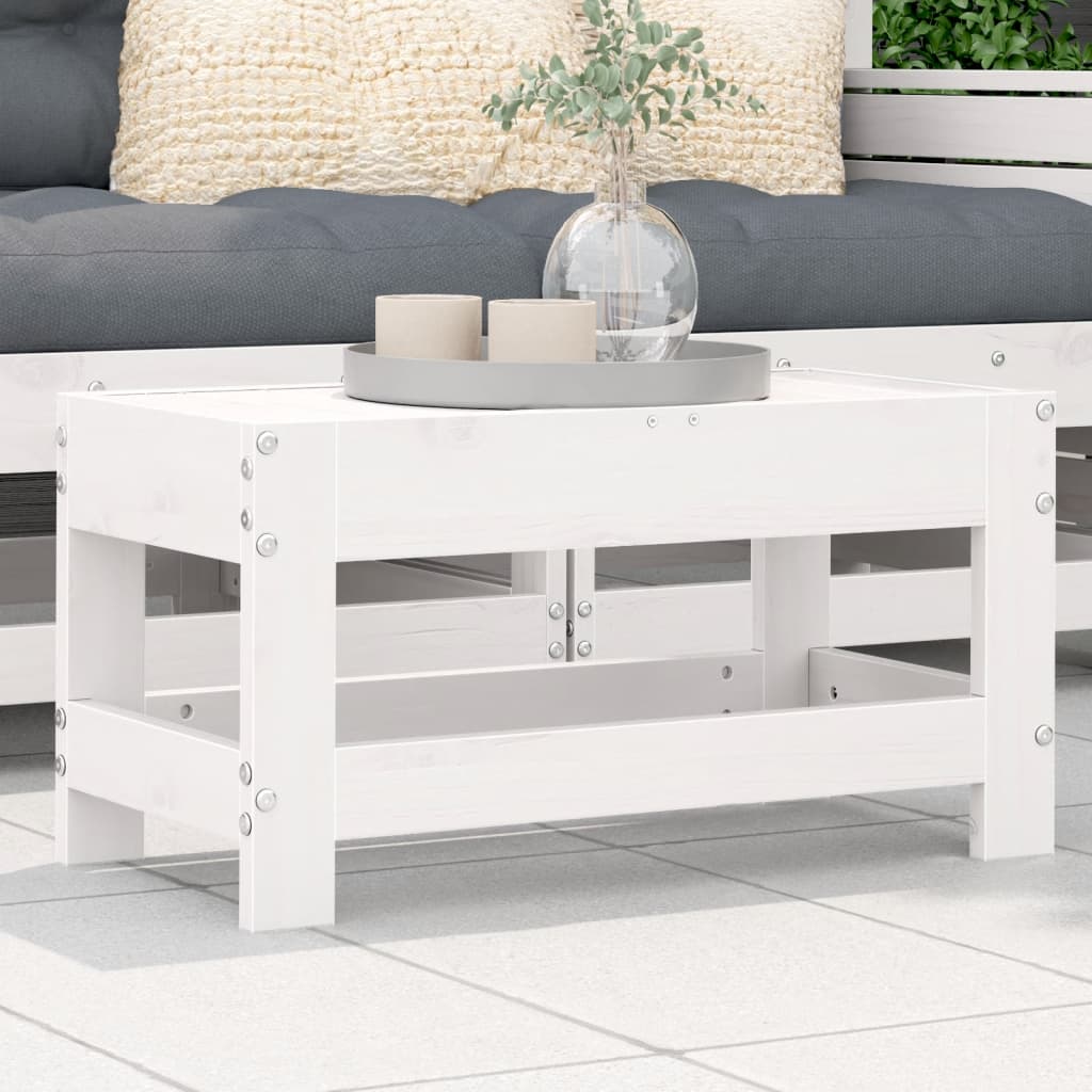 Haveskammel 62x30x32 Cm Massivt Fyrretræ