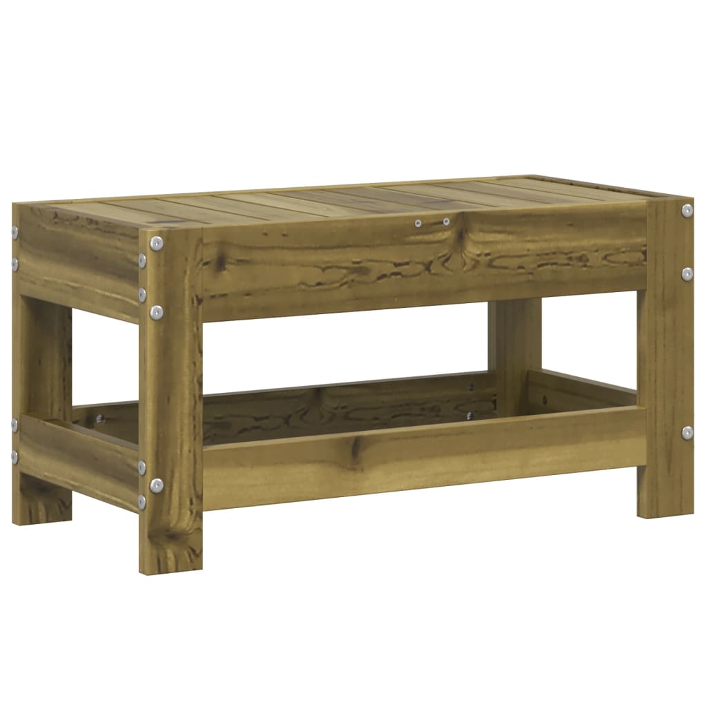 Haveskammel 62x30x32 Cm Imprægneret Fyrretræ - Billede 2