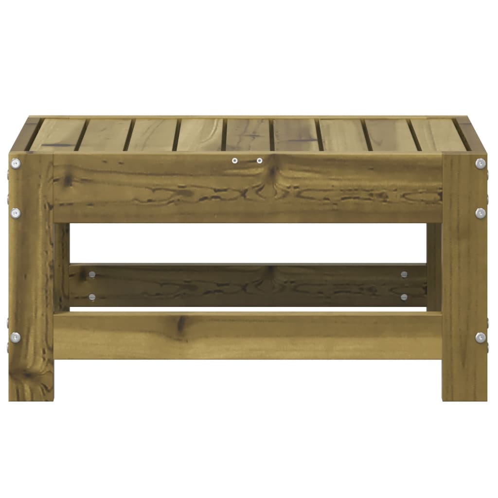 Haveskammel 62x30x32 Cm Massivt Fyrretræ