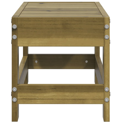 Haveskammel 62x30x32 Cm Massivt Fyrretræ