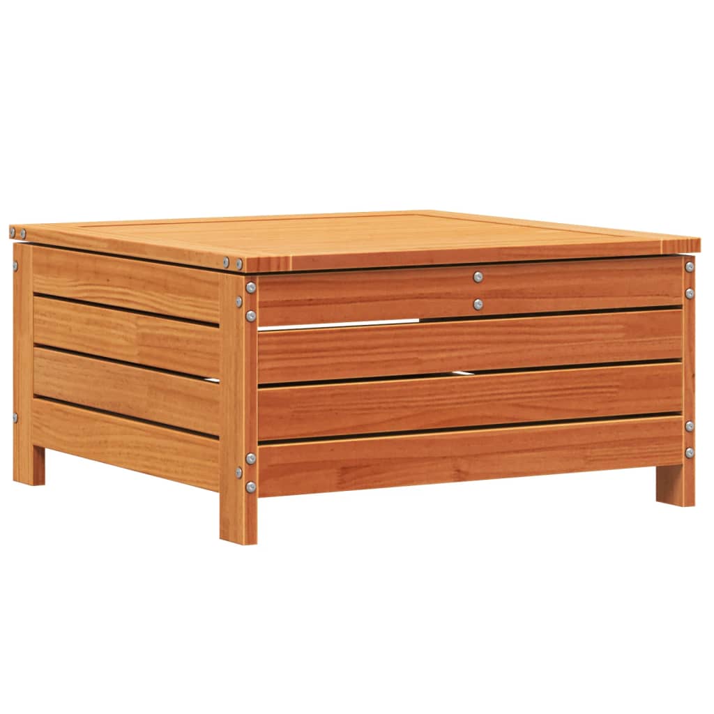 Haveskammel 62x63,5x32 Cm Massivt Fyrretræ - Billede 2