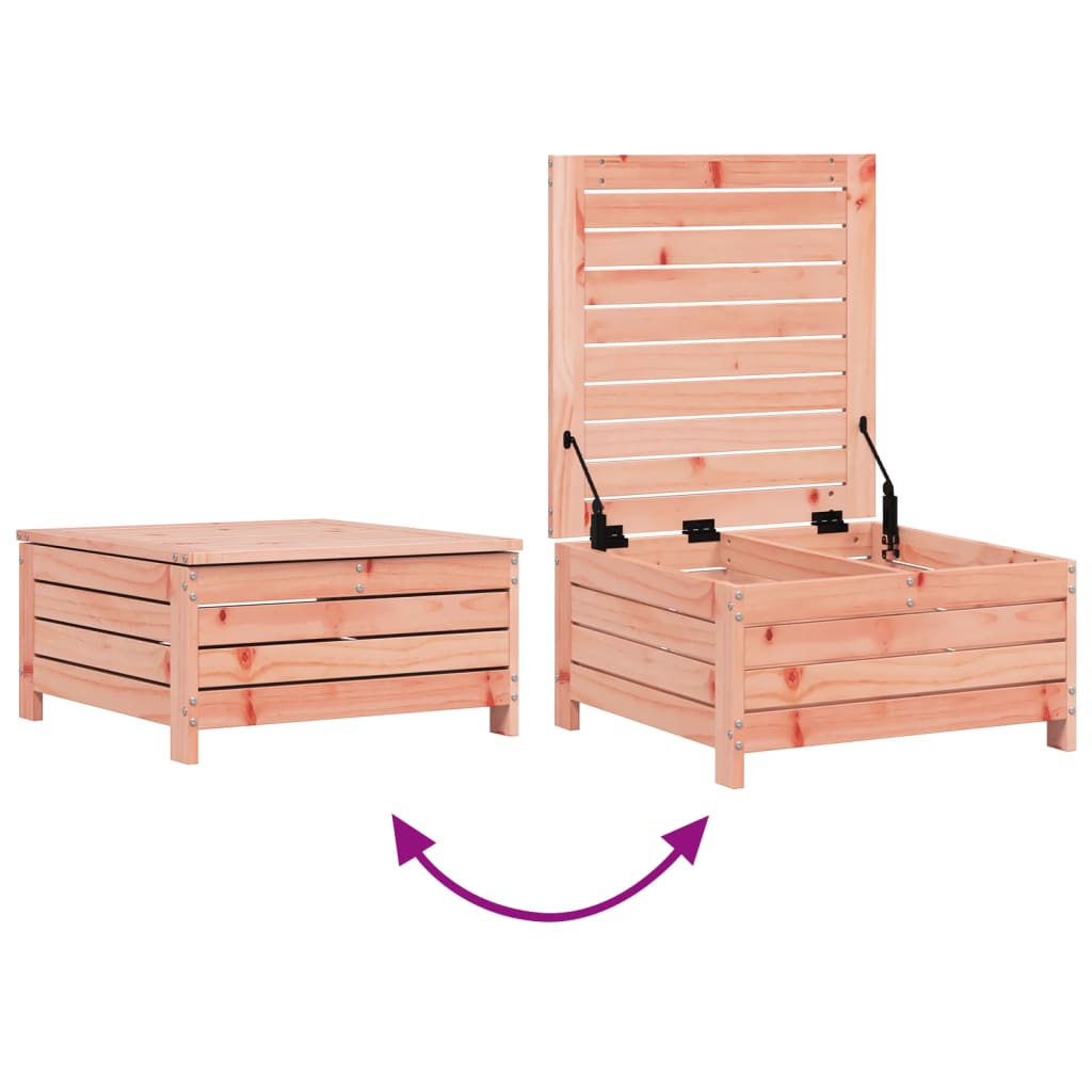 Haveskammel 62x63,5x32 Cm Massivt Douglasgran - Billede 7