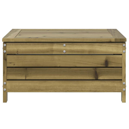 Haveskammel 62x63,5x32 Cm Imprægneret Fyrretræ - Billede 4