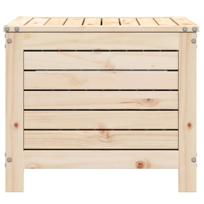 Haveskammel 62x63,5x53,5 Cm Massivt Fyrretræ