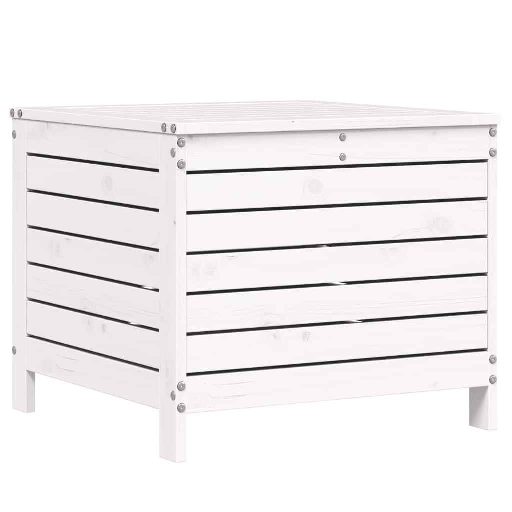 Haveskammel 62x63,5x53,5 Cm Massivt Fyrretræ