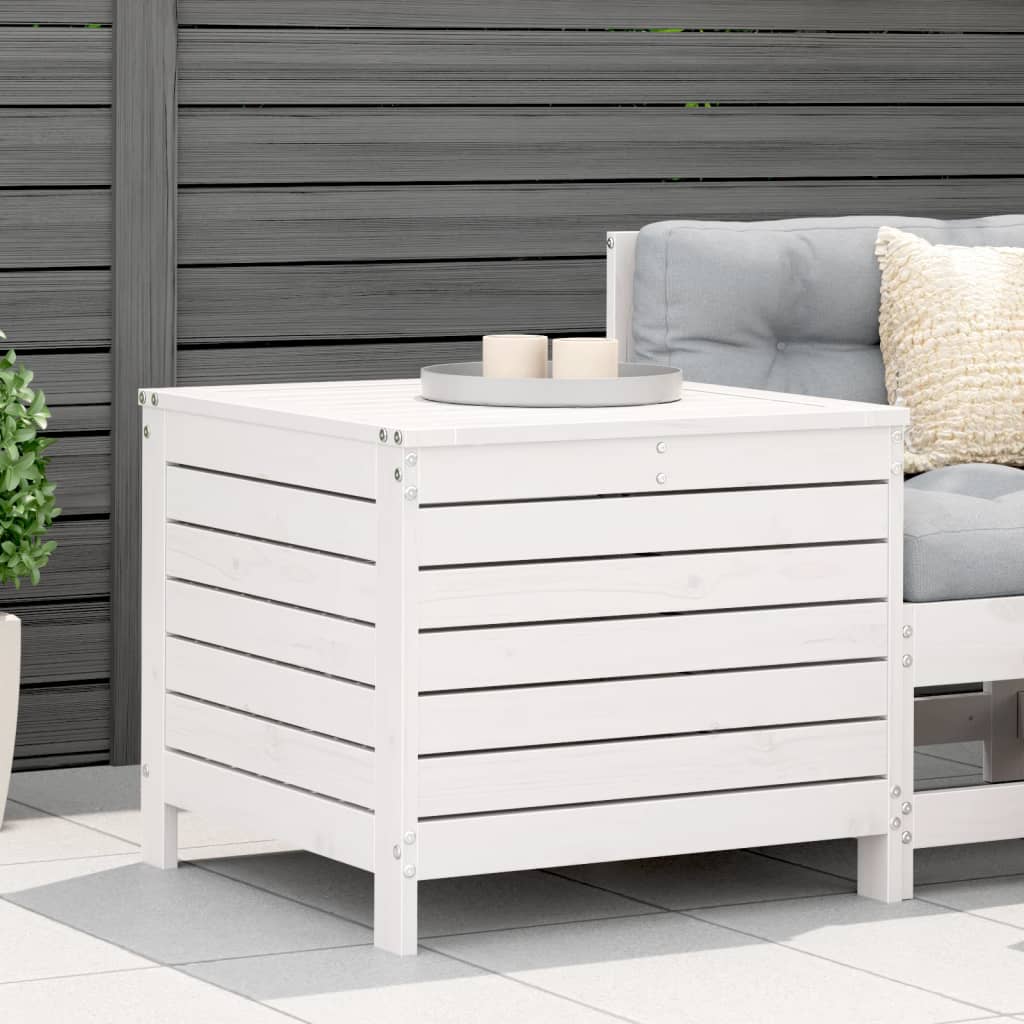 Haveskammel 62x63,5x53,5 Cm Massivt Fyrretræ - Variant 844904