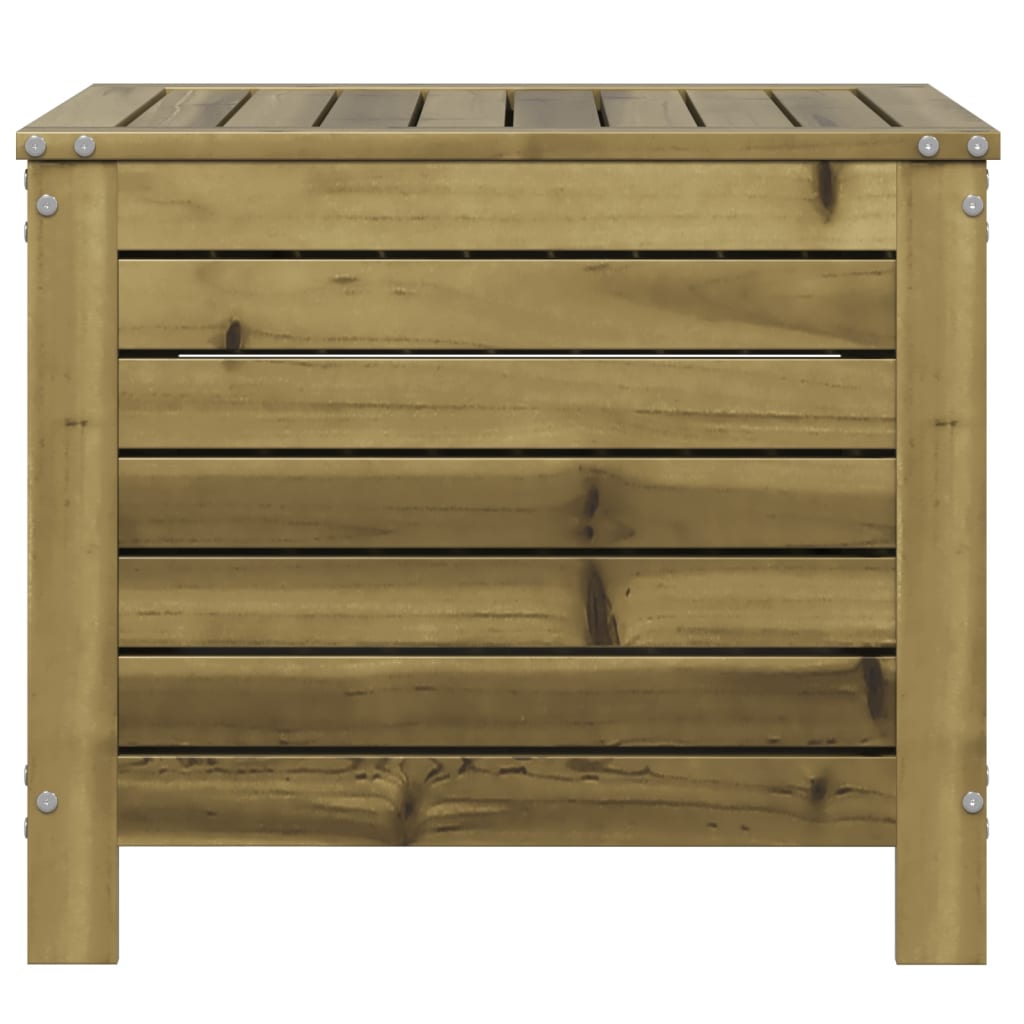 Haveskammel 62x63,5x53,5 Cm Massivt Fyrretræ
