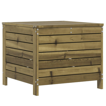 Haveskammel 62x63,5x53,5 Cm Massivt Fyrretræ