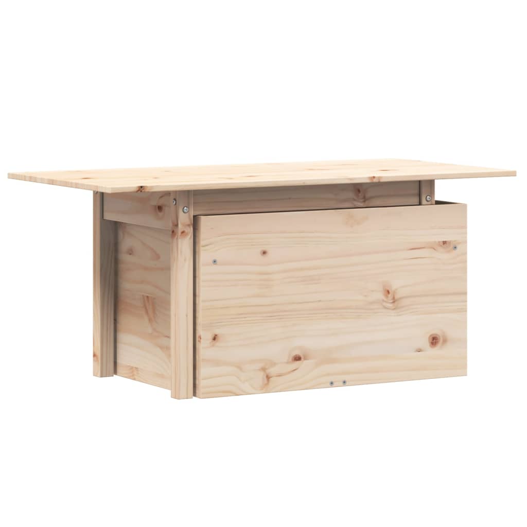 Havebord 100x50x75 Cm Massivt Fyrretræ
