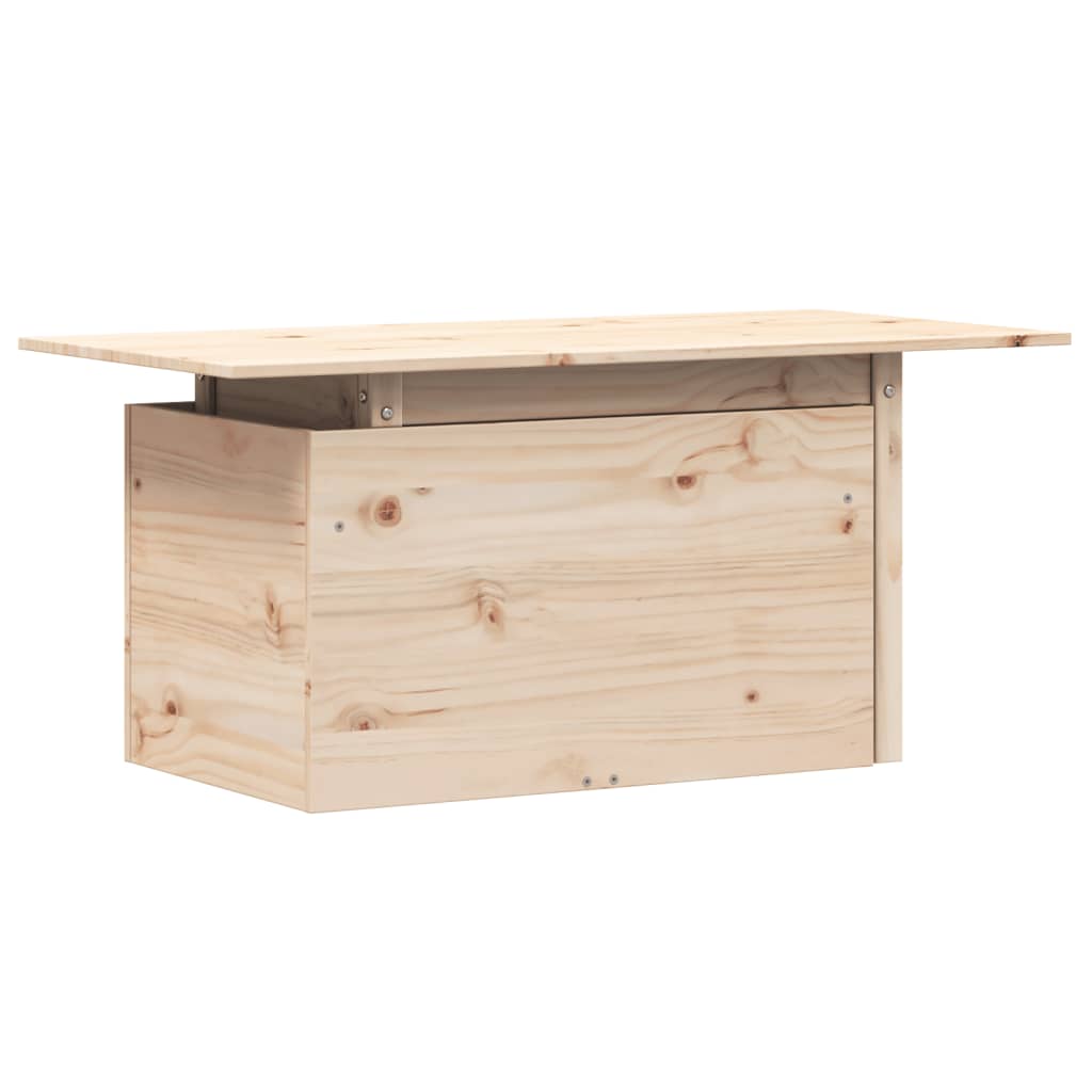 Havebord 100x50x75 Cm Massivt Fyrretræ