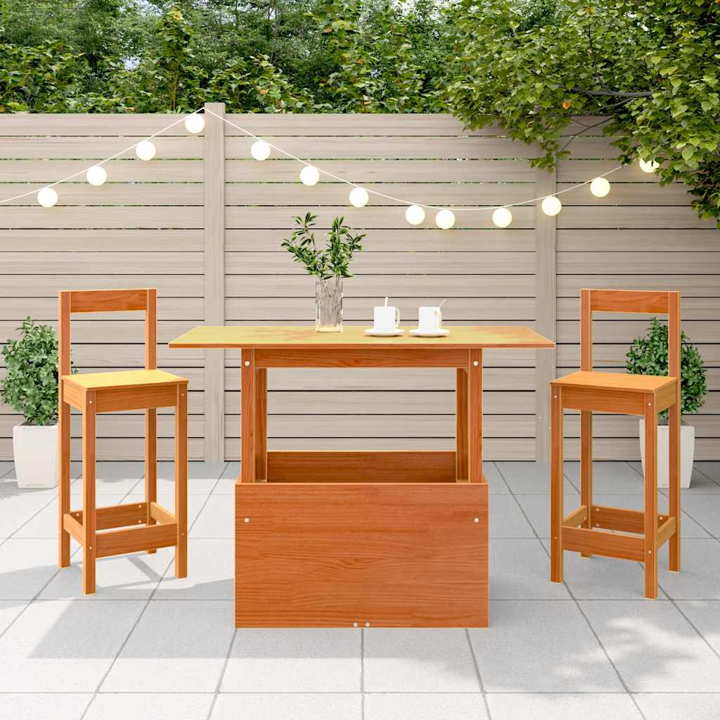 Havebord 100x50x75 Cm Massivt Fyrretræ