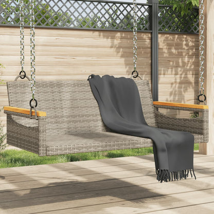 Gyngebænk Med Hynder Polyrattan - Variant 368144