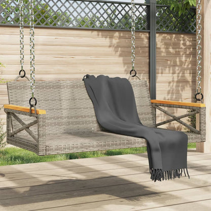Gyngebænk Med Hynder Polyrattan - Variant 368153