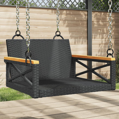 Havebænk Med Hynder Polyrattan - Kryds Design
