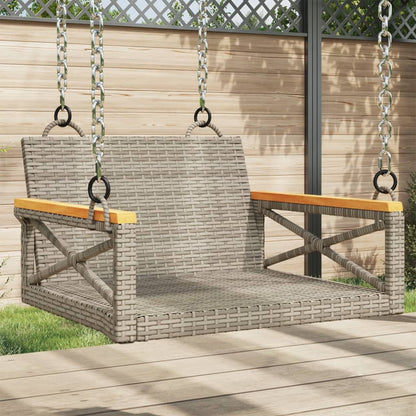 Havebænk Med Hynder Polyrattan - Kryds Design