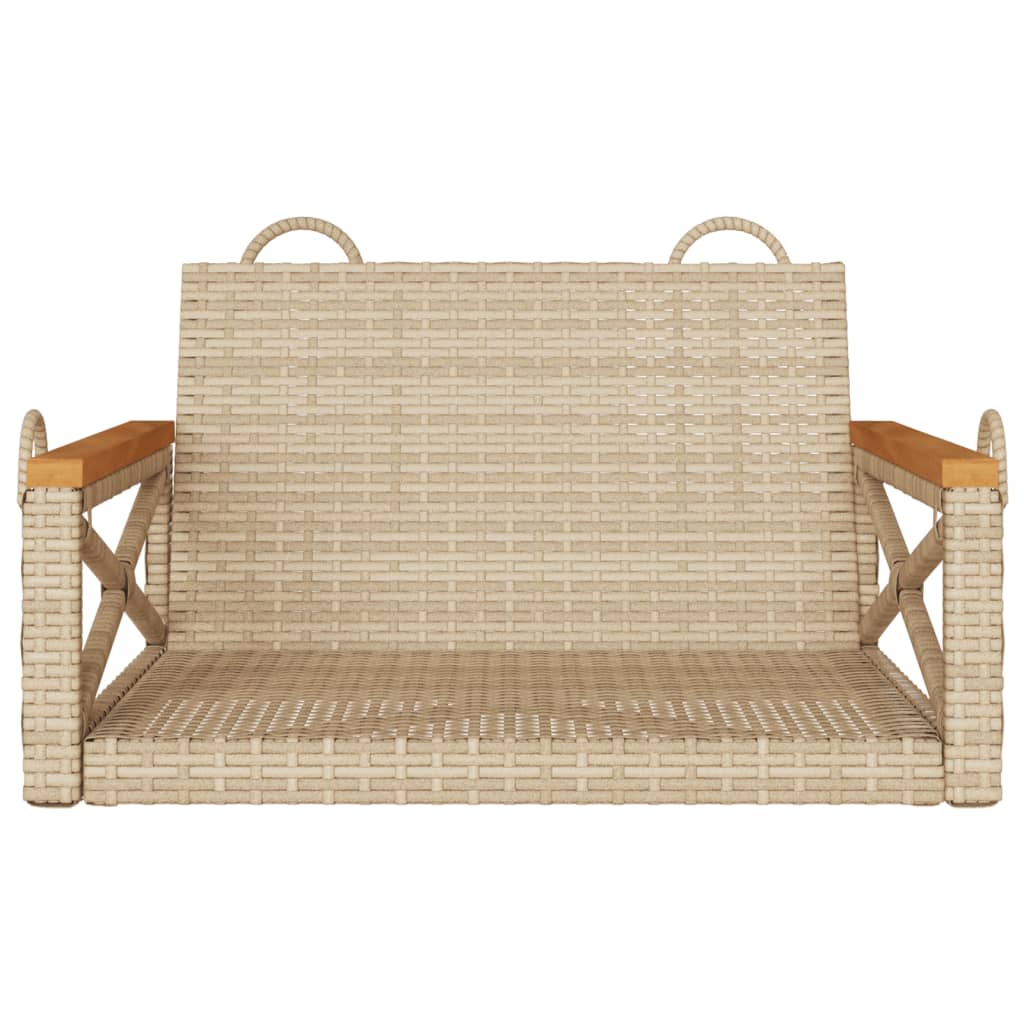 Havebænk Med Hynder Polyrattan - Kryds Design