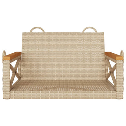 Havebænk Med Hynder Polyrattan - Kryds Design
