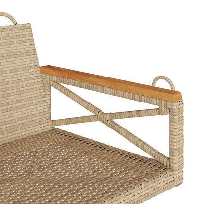 Havebænk Med Hynder Polyrattan - Kryds Design