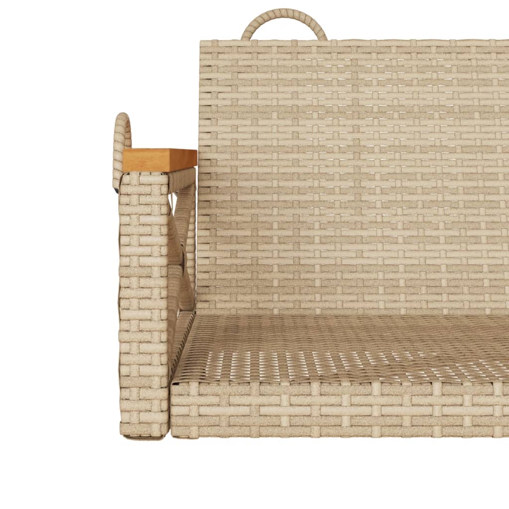 Havebænk Med Hynder Polyrattan - Kryds Design
