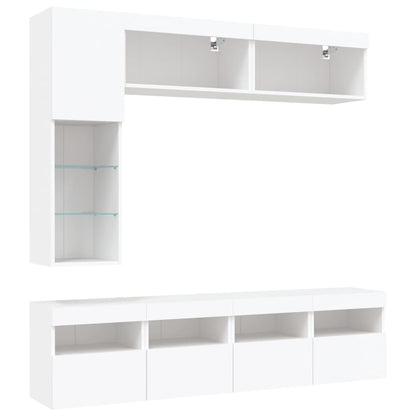 Væghængt Tv-møbel Med Led-lys - Billede 3