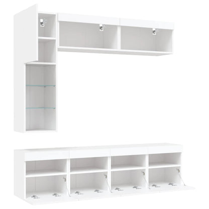 Væghængt Tv-møbel Med Led-lys - Billede 6