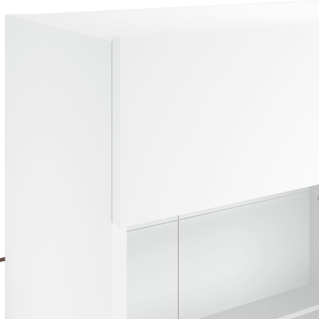 Væghængt Tv-møbel 6 Dele Med Led-lys - Billede 12