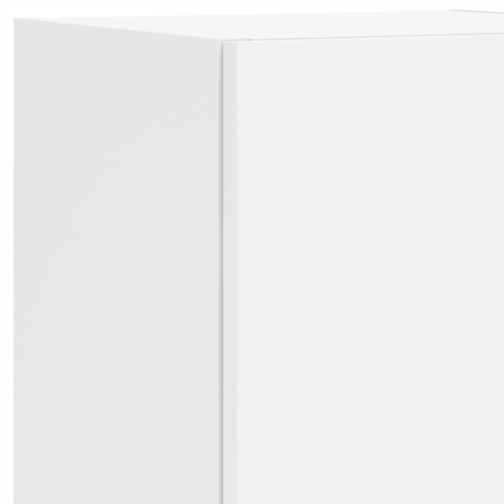 Væghængt Tv-møbel 6 Dele Med Led-lys - Billede 13