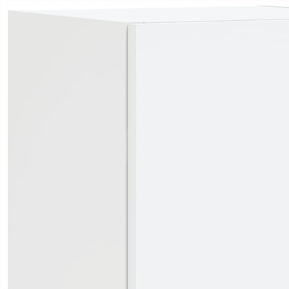 Væghængt Tv-møbel 6 Dele Med Led-lys - Billede 13