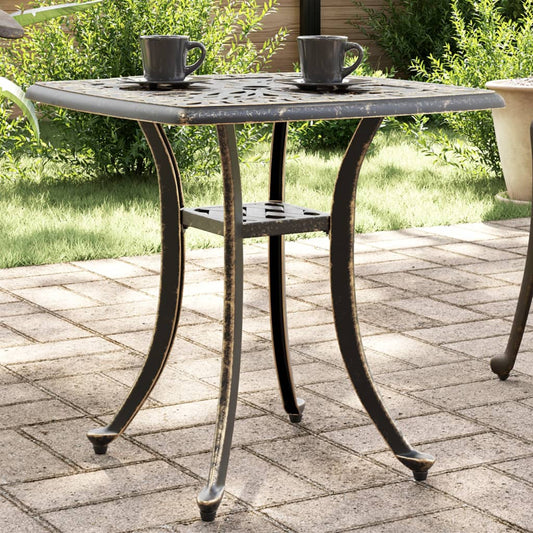 Havebord 53X53X53 Cm Støbt Aluminium Farvet