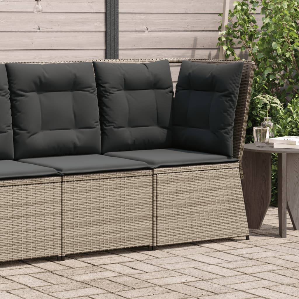 Hjørnemodul Til Havesofa Med Hynder Polyrattan - Variant 368984