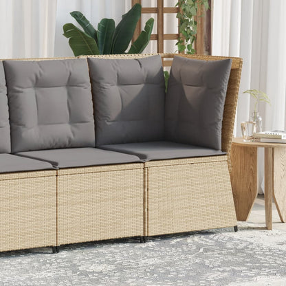 Hjørnemodul Til Havesofa Med Hynder Polyrattan - Variant 368985