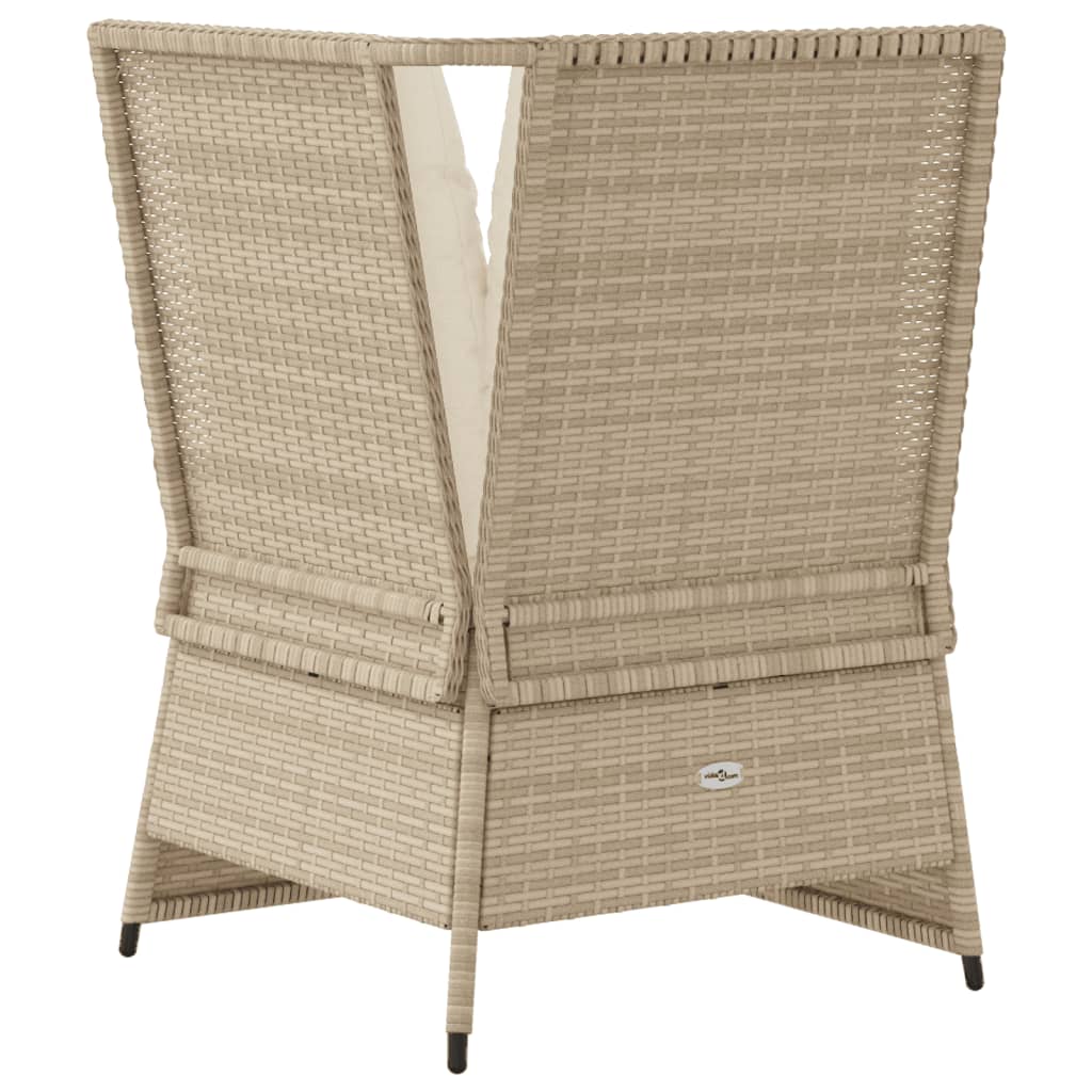 Hjørnemodul Til Havesofa Med Hynder Polyrattan - Billede 6