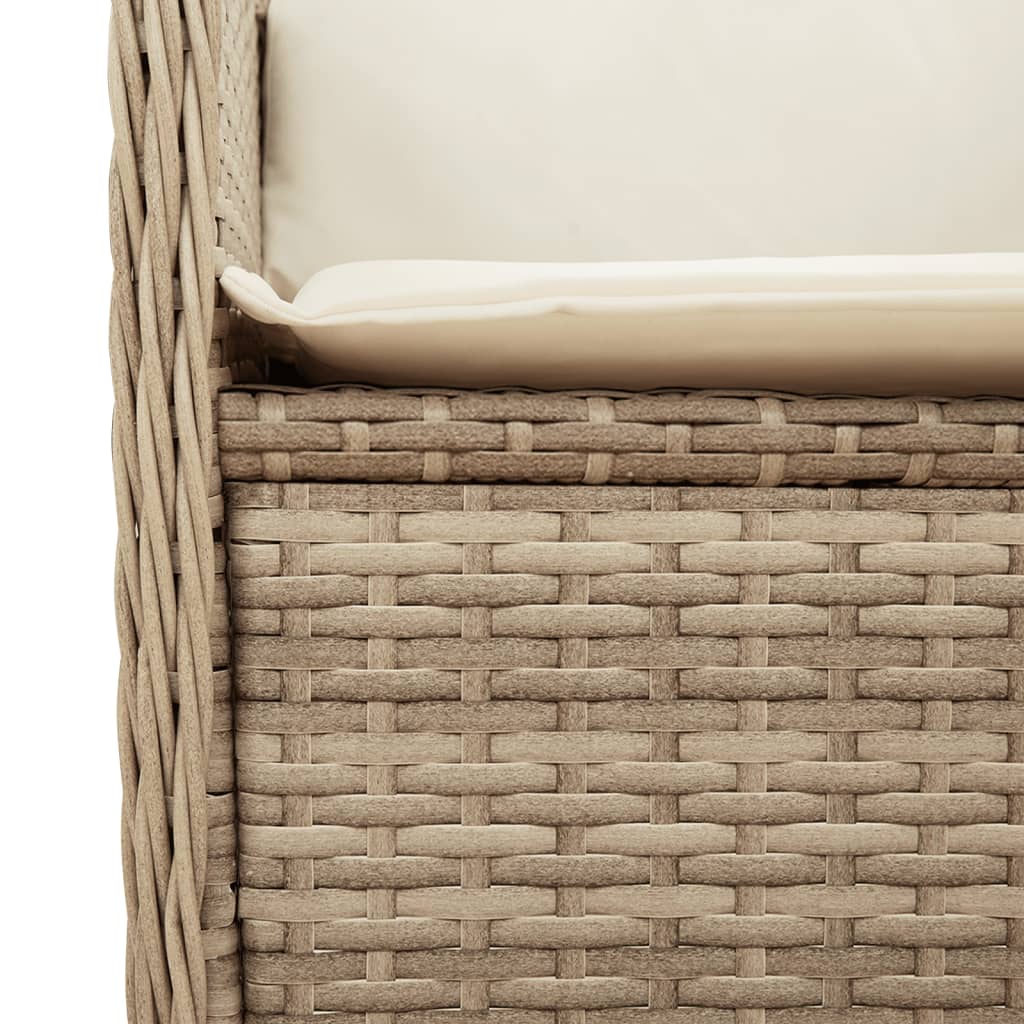 Hjørnemodul Til Havesofa Med Hynder Polyrattan - Billede 7