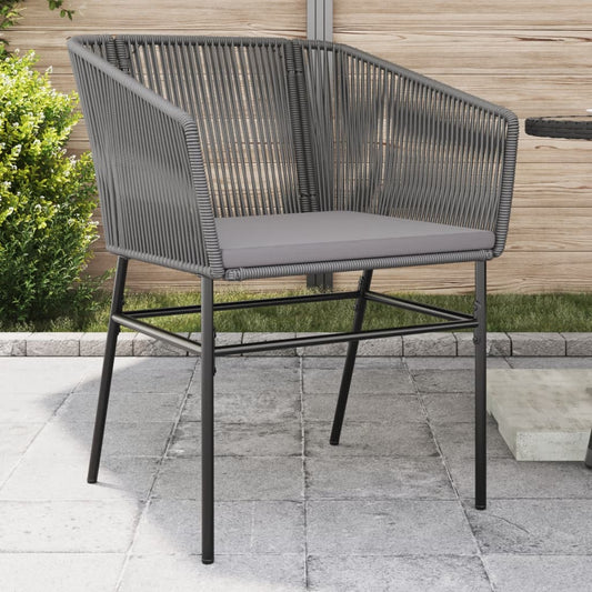 Havestole 2 Stk. Med Hynder Polyrattan