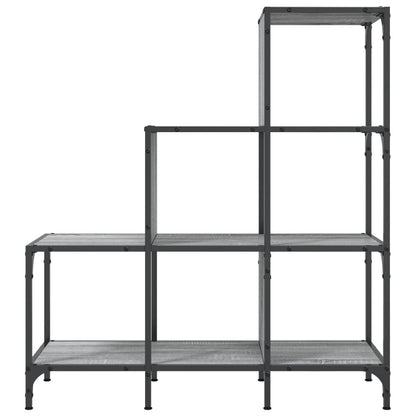 Bogreol Konstrueret Træ Og Metal - Billede 5