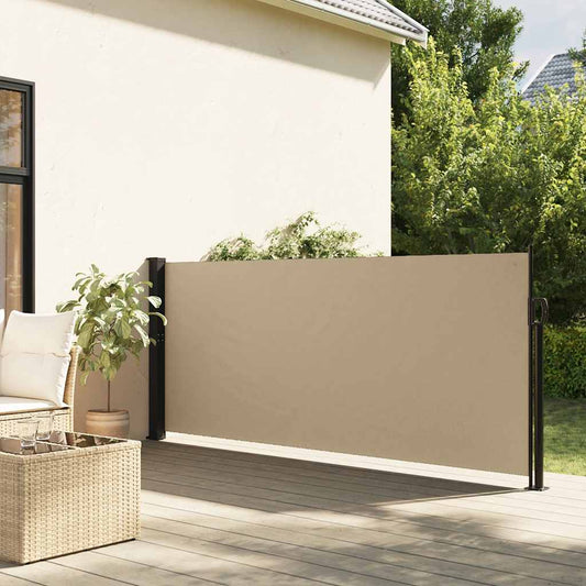 Sammenrullelig Sidemarkise Beige
